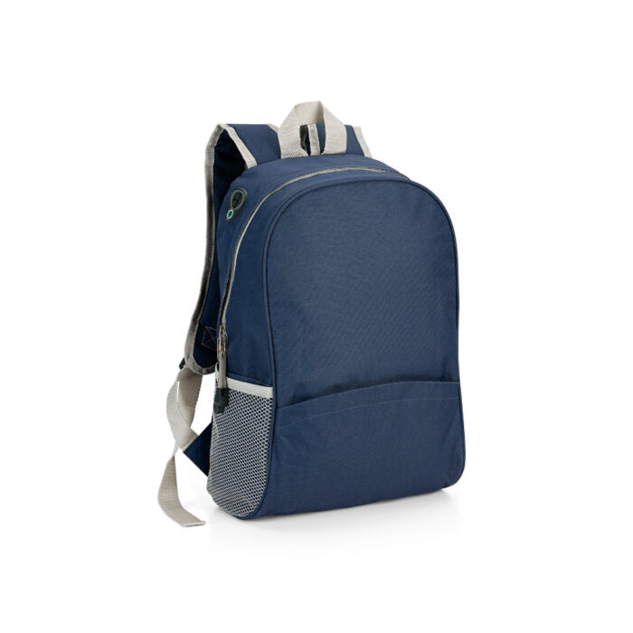 mochila em nylon 600 azul