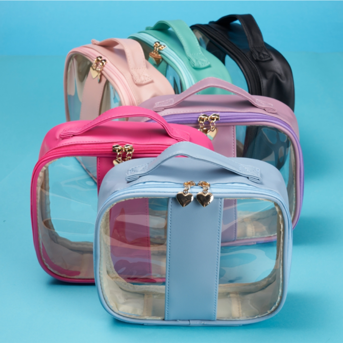 necessaire em pvc e pu diversos