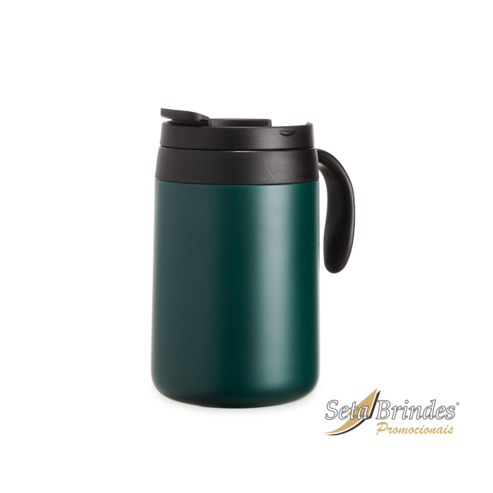 caneca térmica 500ml verde