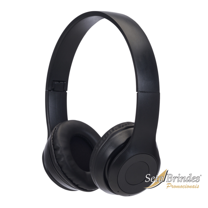 fone de ouvidos bluetooth preto