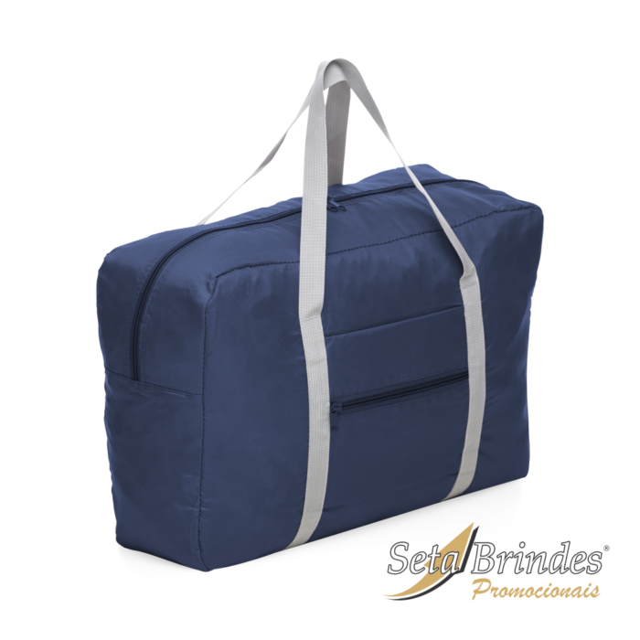 bolsa de viagem dobravel azul escuro