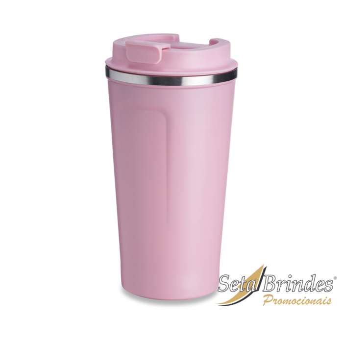 copo termico 500ml rosa